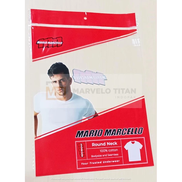OPP material underwear packaging plastic