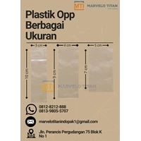 Plastic Pouch Office Tool Packaging OPP Stationery Size Small