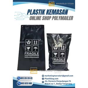 Plastik Kemasan Custom Polymailer Fragile High Quality