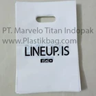 HDPE plastic Bag oval white 1
