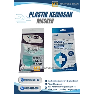 Plastik OPP Medical Mask – Display Gantungan Rapi & Proteksi Higienis