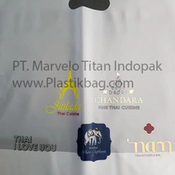 Plastic HDPE Handle  bag Oval 