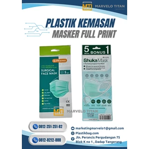 Plastik OPP Masker Full Print – Visual Menonjol Higienis & Siap Display
